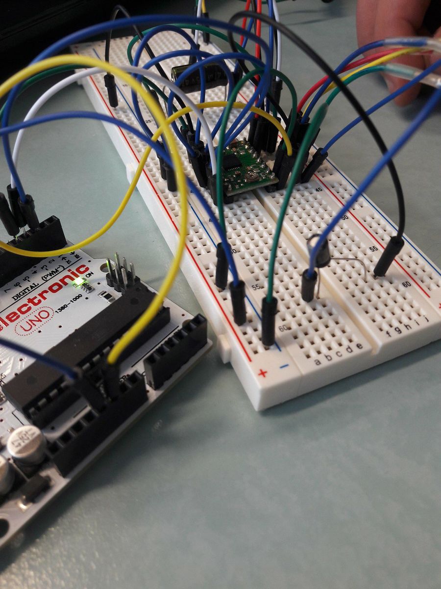Circuit pour calibrer le controleur moteur