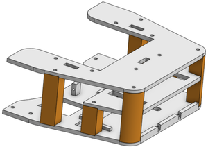 Ébauche de modélisation 3D du robot