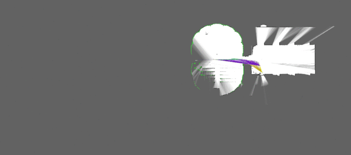 Rendu de la cartographie en utilisant l'outils ROS