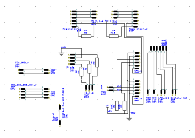 Schématic du PCB réalisé