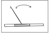 Schéma simplifié de la partie basse pour gratter les cordes