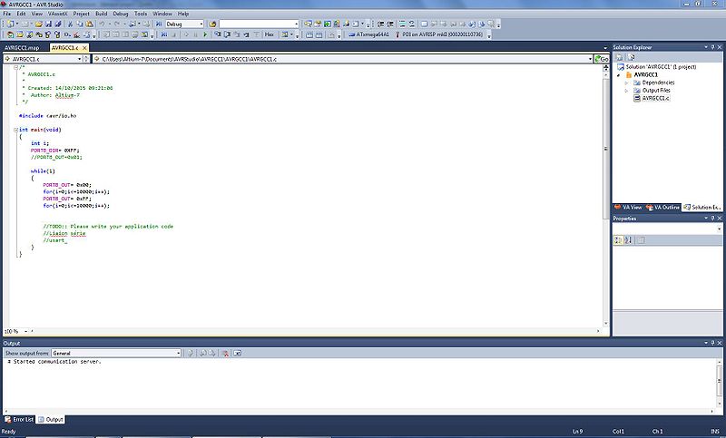 Fichier:Pfe p13 Avr studio.JPG