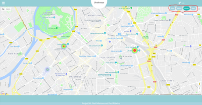 Utilisation des boutons de la heatMap